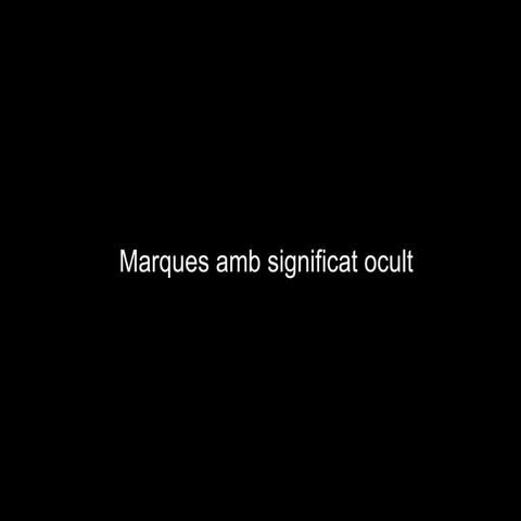 Marques amb significat ocult