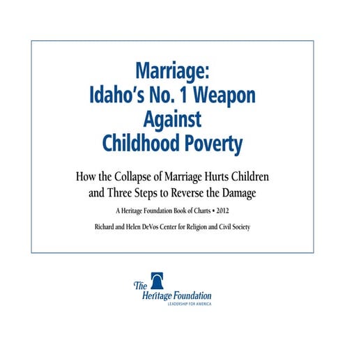 Marriage Poverty - Idaho