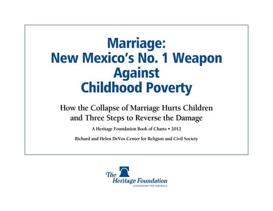 Marriage Poverty - New Mexico