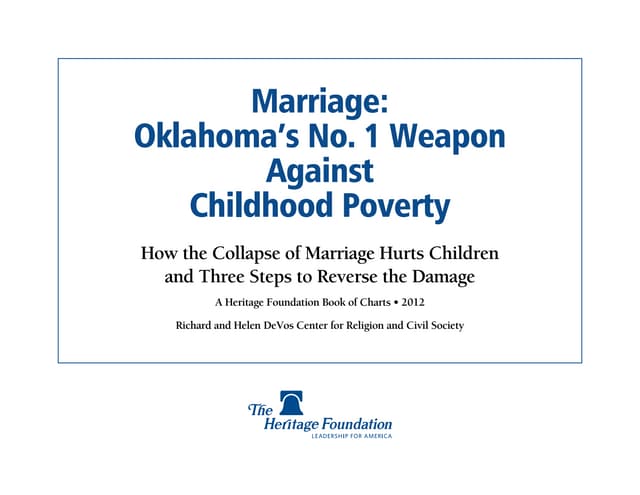 Marriage Poverty - Oklahoma