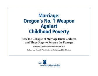 Marriage Poverty - Oregon