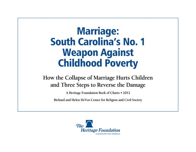 Marriage Poverty - South Carolina