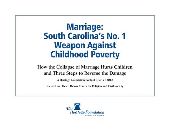 Marriage Poverty - South Carolina