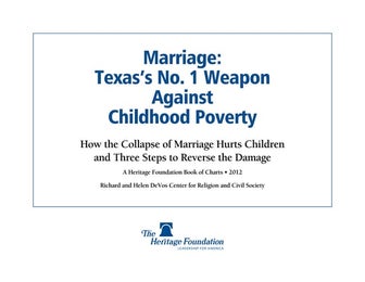 Marriage Poverty - Texas