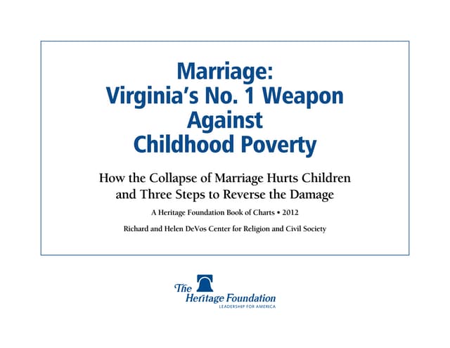 Marriage Poverty - Virginia