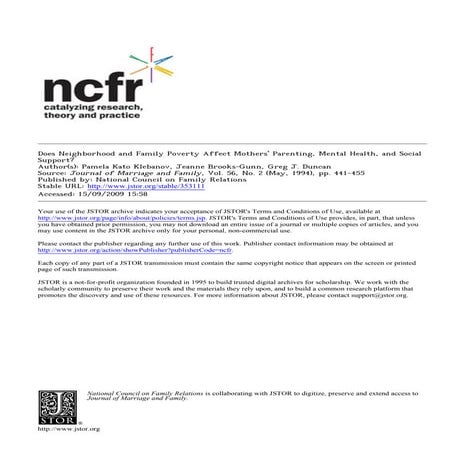 Marriage And Family Example Empiricial Article