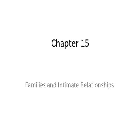 Marriage And Family, Very Final