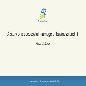 Lasse Ziegler - Marriage of business and IT