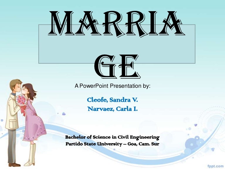 marriage ppt