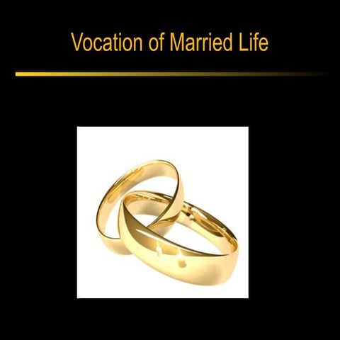 Married vocation