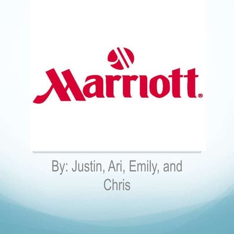 The Marriott: It's Core Strategies & More