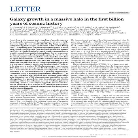 Galaxy growth in a massive halo in the first billion years of cosmic history