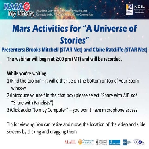 Mars in May Webinar