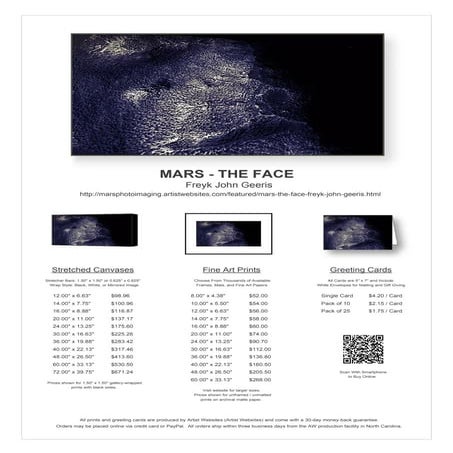 Mars - The Face 2-D
