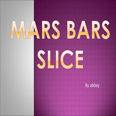 Mars bar slice