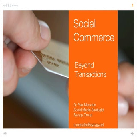 Lora presentation for the rise of social commerce | PPTX