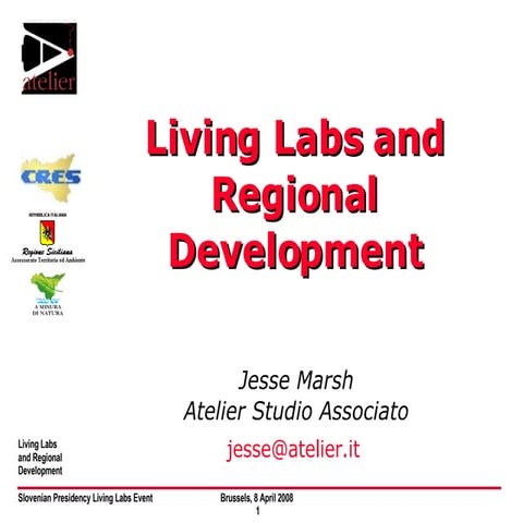 Living Labs and Regional Development