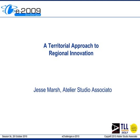 A territorial approach to regional innovation