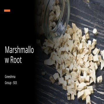 Althae officinalis linn | PDF