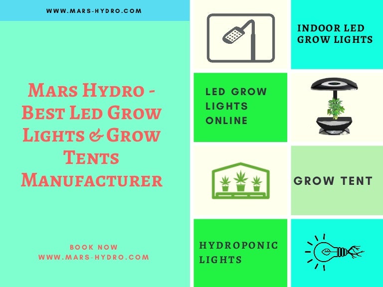 Mars Hydro Best Led Grrow Lights Grow Tents Manufacturer