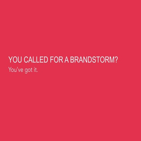 The Brandstorm is Coming: Keynote at MacMaster's MARS Mix