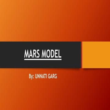 MARS Model | PPTX