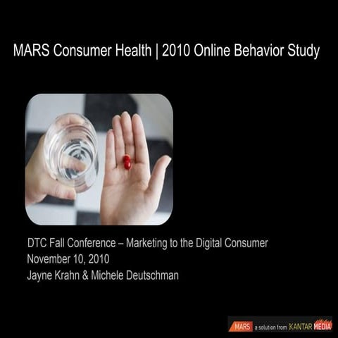 MARS Study Outlines Online Habits of Health Consumers 