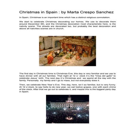 Marta crespo  christmas essay