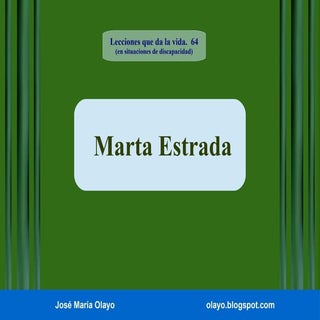 Marta estrada.