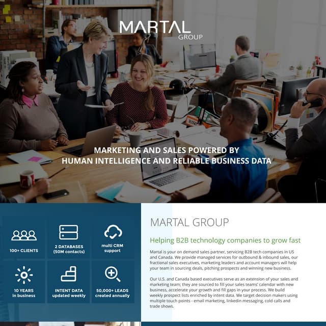 Martal Group - B2B Lead Gen Agency - Onboarding Overview | PPTX
