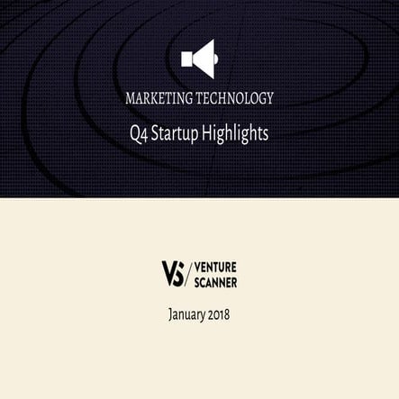 Martech Q4 2017 Startup Highlights