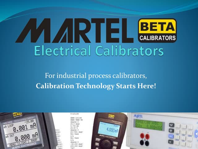Martel Electrical Calibrator