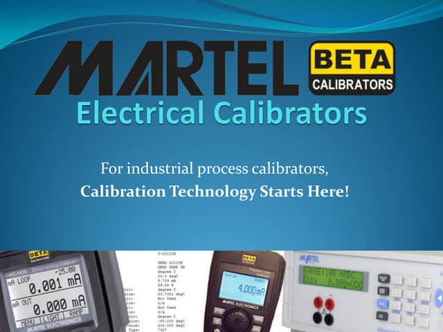 Martel Electrical Calibrator