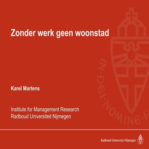 Stadsdebat 2014 Woonstad Rotterdam - Martens