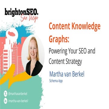 Content Knowledge Graphs: Powering Your SEO & Content Strategy