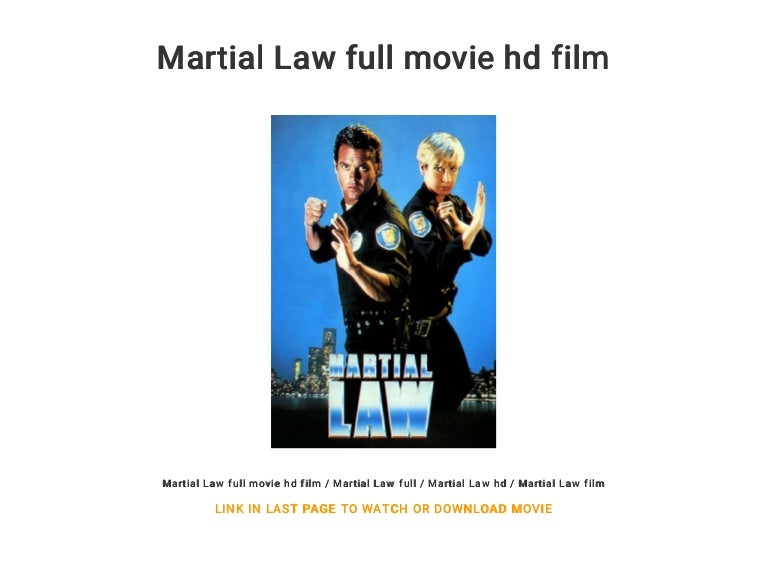 Martial Law full movie hd film