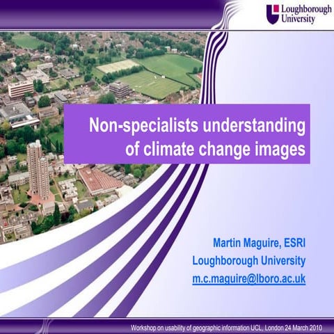Non-specialists’ understanding of climate change information