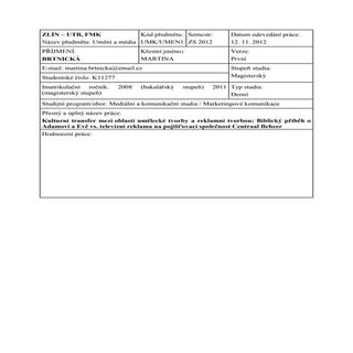 Kulturní transfer mezi oblastí uměl...