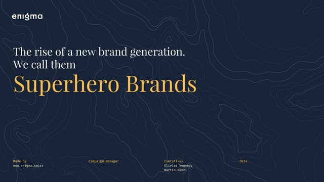 SUPERHERO BRANDING