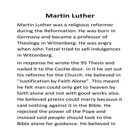 Martin luther | PDF