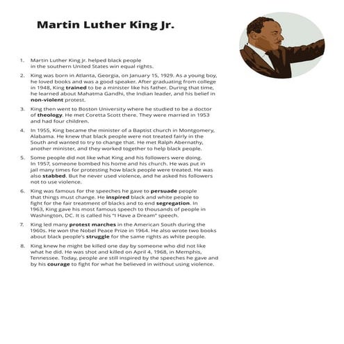 M. Luther King pdf | PDF