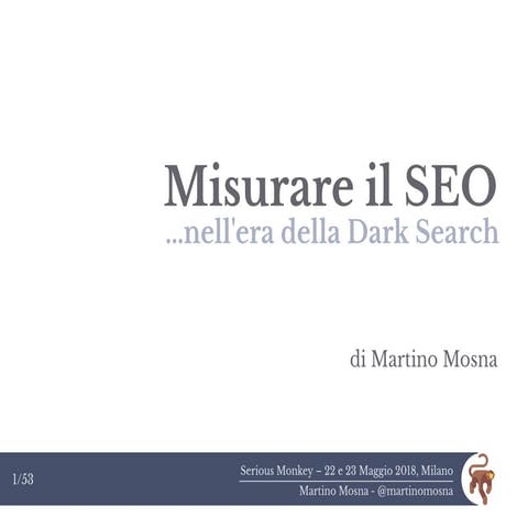 Misurare il SEO nell'era della Dark Search
