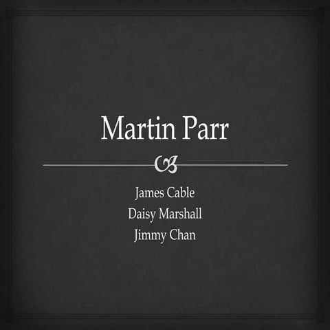 Martin parr presentation