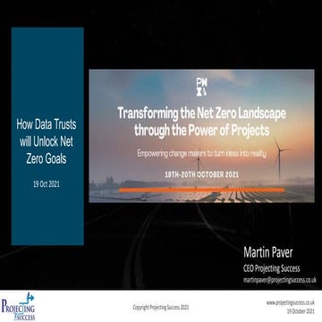 Martin Paver: How data trusts will unlock Net Zero goals
