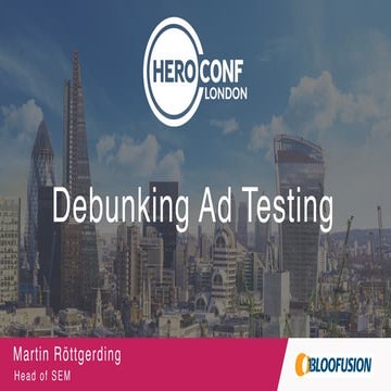 Debunking Ad Testing