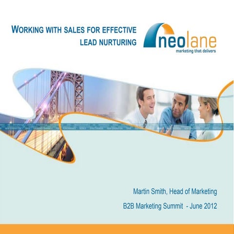Working with sales for effective lead nurturing - Neolane