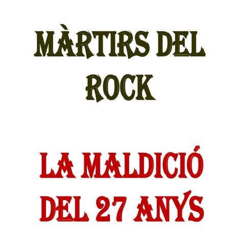 Martirs del rock