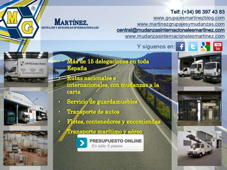 Empresas de mudanzas a Tenerife, Lanzarote, Islas Canarias, La Gomera