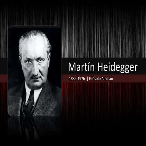 Martín Heidegger: Perspectiva de la Muerte | PPTX