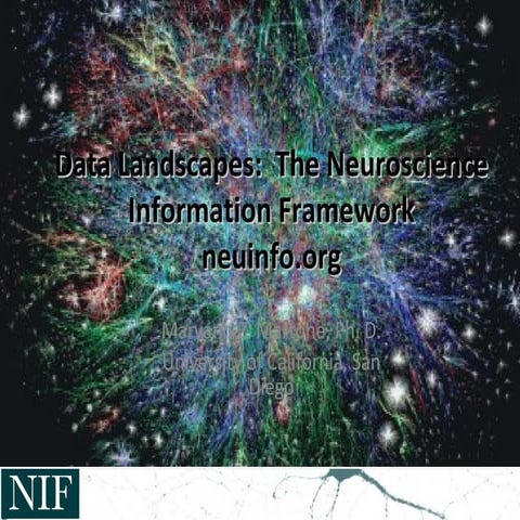 Data Landscapes:  The Neuroscience Information Framework